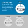 Kensington Combination Laptop Lock for Nano Size Security Slot, Resettable 4-Digit Combination Lock (K60214WW) view 2