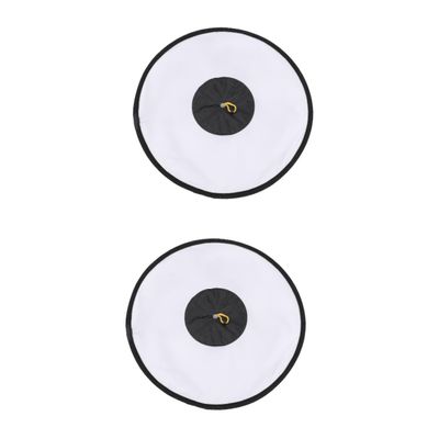 HOMSFOU 2pcs Photography Reflector Soft Diffuser Light Sock for Studio and Portrait Photography Flash Reflector Storage Bag for Even Lighting