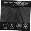 HOMSFOU 2pcs Photography Reflector Soft Diffuser Light Sock for Studio and Portrait Photography Flash Reflector Storage Bag for Even Lighting view 3