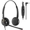 Phone Headset 2.5mm with Noise Canceling Microphone & Mute Switch, Comfort Fit Telephone Headset for Panasonic VTech AT&T Uniden RCA Cisco Gigaset Grandstream Cordless Landline Office Phones view 1