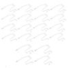 20pcs Radio Earpieces Replacement Acoustic Coil Tube for Motorola Baofeng Kenwood Walkie Talkie and Two Way Radios Earpieces view 1