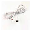 1M 22AWG 0.3mm2 White Female DC 2.1mm X 5.5mm Wire Power Pigtails Socket Wire Harness for CC-TV Security Camera view 1