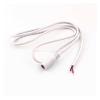 1M 22AWG 0.3mm2 White Female DC 2.1mm X 5.5mm Wire Power Pigtails Socket Wire Harness for CC-TV Security Camera view 4