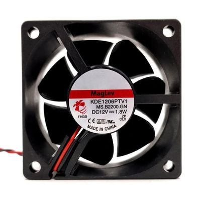 Fan for KDE1206PTV1 Fan 12V 1.8W 6CM 2 Wire Cooling Fan