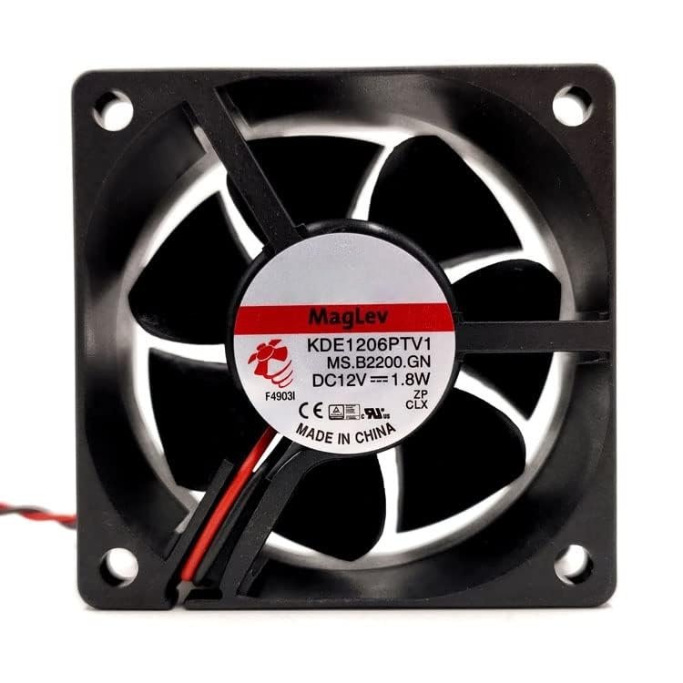 Fan for KDE1206PTV1 Fan 12V 1.8W 6CM 2 Wire Cooling Fan