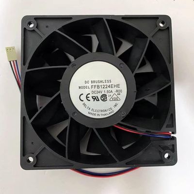 Fan for FFB1224EHE Fan 24V 1.50A 12CM 3-wire/3-pin Cooling Fan