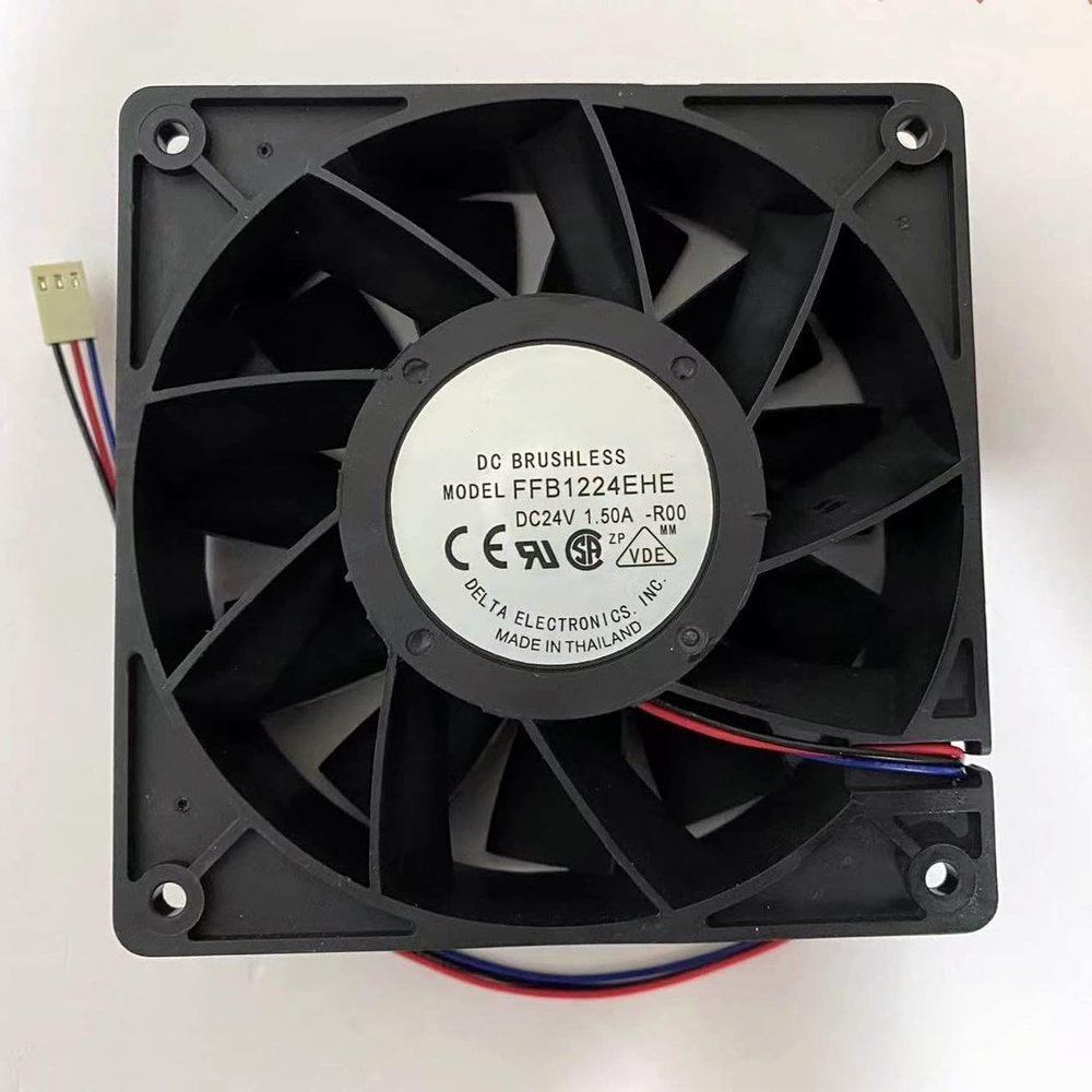 Fan for FFB1224EHE Fan 24V 1.50A 12CM 3-wire/3-pin Cooling Fan