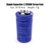 Super Fatra Capacitance-2.7V-500F-Flat Angle Fixed Angle Capacitor 2.7V-650F 100F 360F 400F 500F 2.85V-700F Four Feet Screw Feet (Size : 2.7V-360F Screw feet) view 4