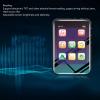 MP4 Player with, Full Touchscreen, Portable HiFi Sound, Supports up to 512GB TF Card (Neutral English, Black 8GB) view 3