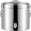FLaig Water Boiler Dispenser, Commercial Stainless Steel Catering Tea Urn for Shop Canteen Hotel, Anti-Drip Tap Lockable Lid Portable Handle Dispenser (Size : 30L) view 1
