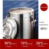 FLaig Water Boiler Dispenser, Commercial Stainless Steel Catering Tea Urn for Shop Canteen Hotel, Anti-Drip Tap Lockable Lid Portable Handle Dispenser (Size : 30L) view 4