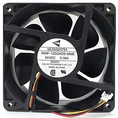 Fan for MMF-12D24DS-MM6 Fan 24V 0.38A 12CM 3-Wire Inverter Cooling Fan