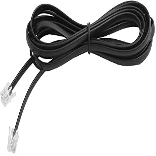 XYWHPGV RJ12 6P6C Telephone Handset Receiver Extension Line Wire Cable 2.59M Long Black(679ce 84f0d af873 01d8d f5513 f5c4b