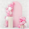 JFDYDM Pink 6FT Spandex Arch Backdrop Cover, Included Components for Wedding, Party Celebration Decoration view 2