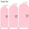 JFDYDM Pink 6FT Spandex Arch Backdrop Cover, Included Components for Wedding, Party Celebration Decoration view 4