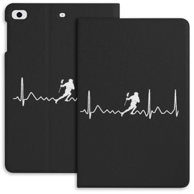 QUOPLMAM Lacrosse Love Case for iPad iPad mini 5/4/3/2/1(7.9- Inch) iPad mini 6 (8.3-inch, 2021) with Pencil Holder, Protective Case with Soft TPU Back, Auto Sleep/Wake Cover