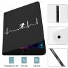 QUOPLMAM Lacrosse Love Case for iPad iPad mini 5/4/3/2/1(7.9- Inch) iPad mini 6 (8.3-inch, 2021) with Pencil Holder, Protective Case with Soft TPU Back, Auto Sleep/Wake Cover view 3