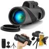 40x60 Monoculars for Adults High Powered with Smartphone Adapter and Tripod, Equipped with BAK4 Prism for Animal Bird Watching Hiking Traveling view 1