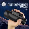40x60 Monoculars for Adults High Powered with Smartphone Adapter and Tripod, Equipped with BAK4 Prism for Animal Bird Watching Hiking Traveling view 3