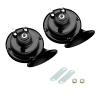 Sinytuto Pack-2 Car Snail Horns, 12V 300DB Automobile Horn Replacement Kit, Waterproof Security Alarm Speaker, Universal for Most Cars, Trucks and Vans (Black) view 1