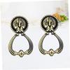 MAGICLULU 2pcs Zinc Alloy Kitchen Cabinet Knobs Ring Handles for Dresser Modern Style Pulls view 4