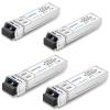 QSFPTEK 10GBASE-LH SFP Module, SFP+ 1310nm 20km Duplex LC SMF DOM Optical Networking Transceivers, Mini GBIC Compatible SFP-10G-LH, and Other Open Switch, 4pcs view 1