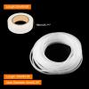 MECCANIXITY Spiral Cable Wrap 65.6ft/20M 4mm Cable Management Sleeve Cord Organizer Flexible PE White view 2