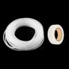 MECCANIXITY Spiral Cable Wrap 65.6ft/20M 4mm Cable Management Sleeve Cord Organizer Flexible PE White view 3