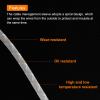MECCANIXITY Spiral Cable Wrap 65.6ft/20M 4mm Cable Management Sleeve Cord Organizer Flexible PE White view 4
