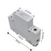 1P+N AC SPD 4P 20KA~40KA 275V House Surge Protector Protection Protective Low-Voltage Arrester Device 1Pcs view 3