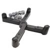 CPU Stand PC Tower Stand, Mobile CPU Holder Desktop PC Case Stand Cart, Adjustable Width with 5 Caster Wheels, Fits Most PC Cases Under Desk Computer Tower Stand (Color : Gris) view 4