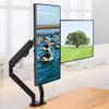 Dual Monitor Arm Mount Ergonomic Height Assisted Gas Powered Full Motion Dual Arm Desktop Clamp PC Mount for 1732" Screens Adjustable Tilt Swivel VESA 75mm 100mm Weight 2-9kg view 3