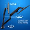Dual Monitor Arm Mount Ergonomic Height Assisted Gas Powered Full Motion Dual Arm Desktop Clamp PC Mount for 1732" Screens Adjustable Tilt Swivel VESA 75mm 100mm Weight 2-9kg view 4