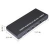 HDMI Splitter with Audio Extractor, HDMI 2.1 Splitter with Optical & 3.5mm Audio Output, Support HDMI ARC Return Function,RS232,EDID,LPCM,DTS,Dolby(102ER) view 2