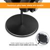 BEVCEFCC Headphone Stand Holder Headset Holder with Wood and Aluminum Desktop Headphone Stand Headset Stand for Desk with Solid Heavy Base Wood Headphones Stand for All Headphone Sizes (Black) view 4