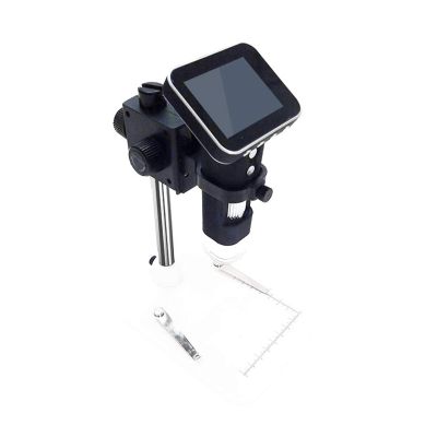 2.4inch Digital Microscope 500x Magnification with Rechargeable Lithium Battery with for Adults Repair Soldering Jewelry Kids Biologic Use