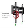 C2-T Strong 27.3kg 32"-47" Tv Wall Mount Bracket for Tv Plant VESA 400X400 Tilt Down view 4