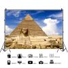 10x8ft Egypt Backdrop Egyptian Pyramid Sphinx Scenery Photography Background Travel Themed Kids Birthday Party Banner Decoration Adults Portraits Photo Booth Props view 2