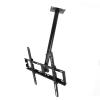 Adjustable Ceiling TV Mount Bracket - TV Wall Mount TV Mount, TV Ceiling Mount For 32-55 Inch Flat Screens, Max Load Up To 50 Kg TV Stand, Max. VESA 400X400mm, White Black ( Color : A , Size : 0.5-1m view 1