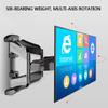 TV Bracket Wall Mount Swivel and Tilt for Most 32-70 inch TVs Fits VESA 200x100-600x400mm Max. Weight up to 45KG Dual Arms Full Motion TV Wall Mount view 2