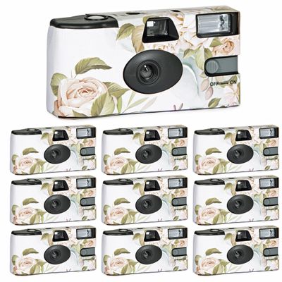 1Shot Disposable Camera Bulk - 10PCS Wedding & Party Film Camera - ISO400 35mm
