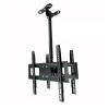 (67-116cm) DLC-X6D 55" 50" 46" 32" Tilt Up Down All Direction Rotate 360 50KG Double LCD TV Ceiling view 1