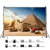 12x8ft Egyptian Pyramids Backdrop Ancient Civilization Country Egypt Desert Camel Photography Background Indoor Decoration Travel Theme Photo Booth Props view 2