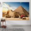 12x8ft Egyptian Pyramids Backdrop Ancient Civilization Country Egypt Desert Camel Photography Background Indoor Decoration Travel Theme Photo Booth Props view 4