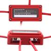 AOKLEY 300A Bus Bar Heavy Duty Power Distribution Block Busbar Box Module Design with 4X M8 Terminal Studs for Car RV Boat 1Pcs (Color : Red M8) view 4