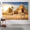 15x10ft Egyptian Pyramid Backdrop Ancient Egypt Landscape Camel Photography Background Desert Scene Sunset Sky Scenery Indoor Decoration Supplies Photo Booth Props view 4