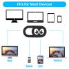 Amabro 8PCS Webcam Cover Slide, Thin Phone Camera Cover Laptop Computer Camera Cover Slide Blocker Slider Lens Cover Protector Protect Privacy Security Fits Desktop PC Tablet Pad(Eye) view 3