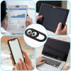 Amabro 8PCS Webcam Cover Slide, Thin Phone Camera Cover Laptop Computer Camera Cover Slide Blocker Slider Lens Cover Protector Protect Privacy Security Fits Desktop PC Tablet Pad(Eye) view 4