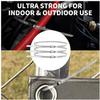 18 inch Stainless Steel Cable Zip Ties 100 Pack 304 Metal Cable Ties with 270lbs Tensile Strength Heavy Duty Zip Ties for Farms Pipes Roofs Workshop Outdoor Fence Use view 3