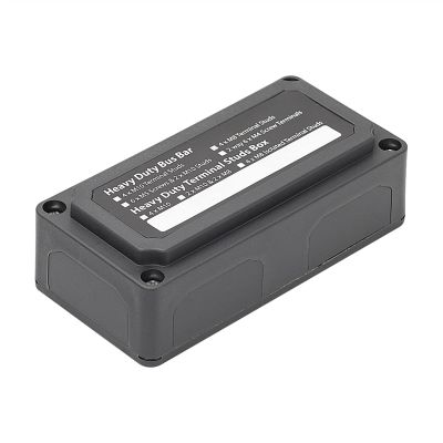 300A Bus Bar Heavy Duty Power Distribution Block Busbar Box Module Design with 4X M8 Terminal Studs for Car RV Boat 1Pcs (Color : Black M8)